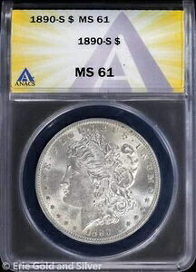 1890-S 1�h�� �����K����� ANACS MS 61 | ������ UNC