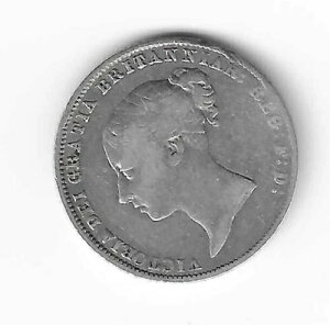 ビクトリア銀貨 ヤングヘッド 6ペンス 6ペンス 1865年 GB ビクトリア朝英国コイン