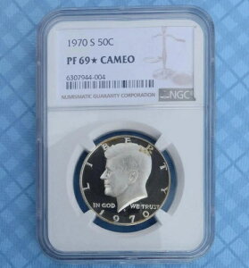 1970 S NGC PF 69 �X�^�[�J���I �P�l�f�B �n�[�t�_���[�A�W�F���v���[�t 69 �X�^�[�J���I 50�Z���g�R�C��