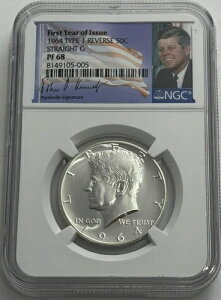 1964N NGC PF68 v[t ^Cv1 Xg[gG Vo[ PlfB n[t JFK RC VOl`[ 50Zg