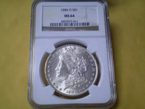 1884N O AJO K $1 MS 64 1IX RC NGC