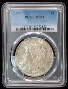 1887-P K PCGS MS64 ɔP̕\