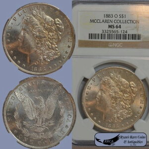 1883N O K݁ANGC MS64AZ~v[tA}N[ERNV C8175