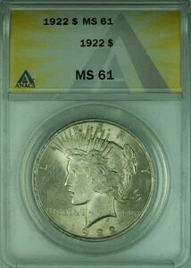 1922N s[X Vo[ _[ 1h RC ANACS MS-61 x^[RC