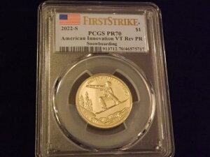 2022-S $1 Xm[{[h INNOVATION t@[XgXgCN o[X PCGS PR 70