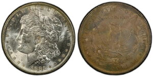�g�[�����H�ς� 1883 O MS 61 �����K���E���o�e�B��� PCGS�F��O���[�h�X���u 975