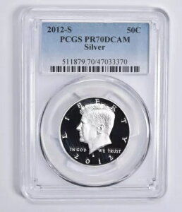 PR70 DCAM 2012-S �V���o�[ �P�l�f�B �n�[�t�_���[ PCGS �u���[ Lbl