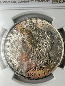 1885 O �����K�� �V���o�[ �_���[ NGC MS64 �����X�^�[�g�[��