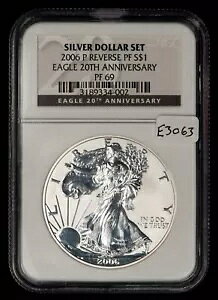 2006-P 1�I���X �V���o�[�C�[�O�� ���o�[�X�v���[�t - 20���N�L�O - NGC Rev PF 69 - E3063