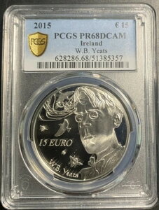 �A�C�������h 2015 15 ���[��/W.B. �C�F�C�c/Km86 /PCGS PR68DCAM / �S�[�W���X�ȃV���o�[ �v���[�t!