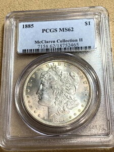 1885N P K PCGS MS62 }N[ERNV II 