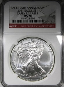 2011N AJ Vo[ C[O NGC MS70 A[[[X 25NLOZbg