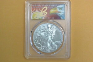 2011�N 1�h�� �A�����J�� �V���o�[ �C�[�O�� 1�I���X PCGS MS70 �g�[�}�X �N���[�u�����h �C�[�O��