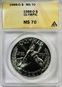 1988N -D IsbNLO - ANACS MS-70 - ~gXe[g 70