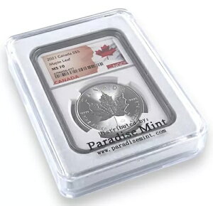 2021�N �J�i�_ 1�I���X �V���o�[ ���[�v�����[�t NGC MS70 - �������x���A�z���C�g�P�[�X�t��