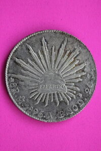 1895 ���L�V�R MoAB 8 Reales Libertad �V���o�[ �R�C�� .903 Fine Authentic & Real 0820N