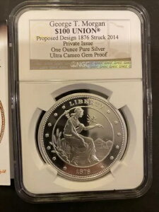 1876�N�i2014�N�j�X�~�\�j�A���p�^�[���V���o�[ 100�h�� ���j�I�� NGC �E���g���J���I �W�F���v���[�t