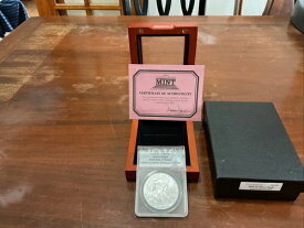 2016年 MS70 アメリカン・シルバー・イーグル 発行初日 ANACS 木製化粧箱