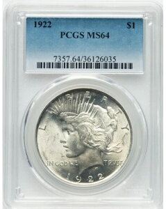 1922Ns[XVo[h 1h PCGS MS64 ? uAgzCg BUFRC