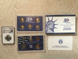 ??1964 NGC PF64 Vo[ 25Zg 2000v[tZbg $1 TJKEBA 1/4|hRC bg