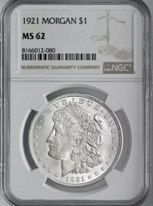 1921-P 1h K Vo[ ~gXe[g NGC MS62 #8166012-080 (VAM-41B)