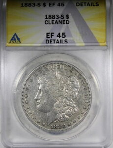 1883-S �����K���E�_���[ ANACS XF45 �ڍ׃N���[�j���O�ς݃R�C�� ��v���t $1