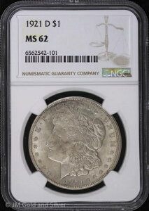 1921-D 1h K NGC MS 62 |  UNC