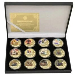 ドラゴンボールZ 12枚セット 金メッキ コイン コンプリートセット（悟空など多数）/DB-5