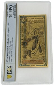 2022�N �j���[�n���v�V���[ 5 �S�[���h�o�b�N PCGS 70 (Veritas�ATruth)