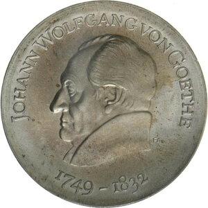 ドイツ民主共和国 | 20マルク硬貨 | ゲーテ | KM:25 | 1969