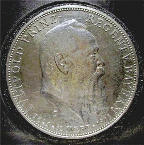 �h�C�c�A�o�C�G����-1911 D- 5�}���N�AAU/BU -OTTO LUITPOLD-.900 SILVER-KM#999 EGCK