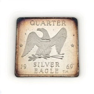 1969NBe[W tHX^[ 1/4IX .999 NH[^[ Vo[ C[O  o[ XNGA g[