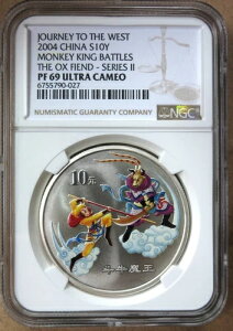 2004N  1IX  10N ƋS̐킢 J[ NGC PF 69 UC