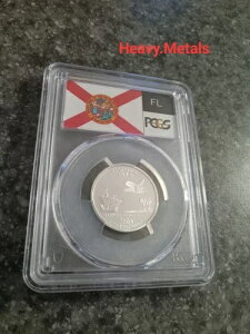 2004-S �t�����_ �V���o�[ �v���[�t �N�H�[�^�[ PR70 PCGS �t���b�O ���x�� �f���炵���ቿ�i!!