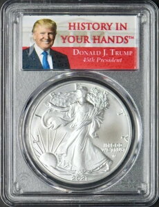 2021�N �A�����J�� �V���o�[ �C�[�O�� T2 PCGS MS70 �t�@�[�X�g�X�g���C�N �h�i���h�E�g�����v ?COINGIANTS?