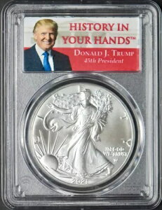 2021�N �A�����J�� �V���o�[ �C�[�O�� T2 PCGS MS69 �t�@�[�X�g�X�g���C�N �h�i���h�E�g�����v ?COINGIANTS?