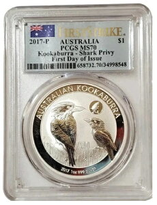 2017-P 1IX Vo[ $1 I[XgA KOAKABURRA PCGS MS70 FS SHARK vCx[gRCB
