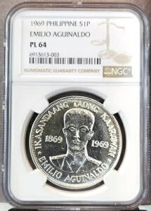 1969�N �t�B���s�� �V���o�[ 1 PISO �G�~���E�A�M�i���h NGC PL 64 �������v���[�t