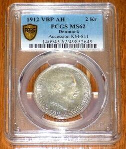 1912N f}[N  2N[l NX`10ʋLO PCGS MS 62 f}[N UNC RC