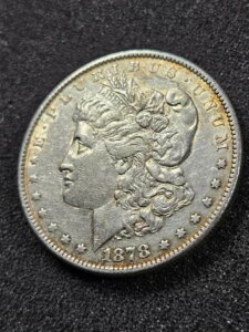 ?? 1878-P 1�h�� �����K����� XF-AU �R�C�� 7���̔��H�� 3���� 1879�N ����