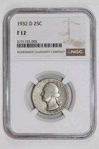 1932-D ���V���g�� �N�H�[�^�[ NGC F12