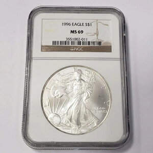 i1j1996N ASE NGC MS69 AJVo[C[O 1h .999݁i2011Nj