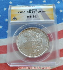 1887�N ���[�K���E�_���[ �g�b�v100 VAM-5 DBL DT ANACS MS 61 - �i�C�X�X�g���C�N