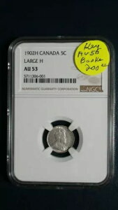 1902 H �J�i�_ 5 �Z���g NGC AU53 �V���o�[ ���[�W H �L�[ 5C �R�C���A�̔����i!