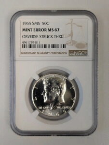 1965N SMS NGC MS67 ~gG[ PlfB n[t_[ 50Zg \ʃXgCNX[