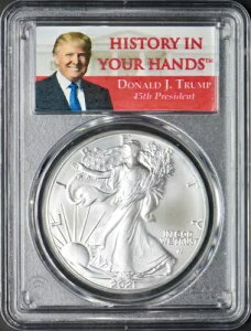 2021�N �A�����J�� �V���o�[ �C�[�O�� T2 PCGS MS69 �t�@�[�X�g�X�g���C�N �h�i���h�E�g�����v ?COINGIANTS?
