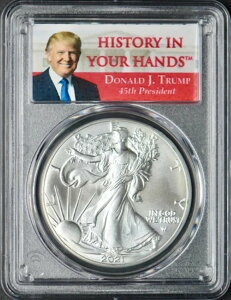 2021�N �A�����J�� �V���o�[ �C�[�O�� T2 PCGS MS69 �t�@�[�X�g�X�g���C�N �h�i���h�E�g�����v ?COINGIANTS?