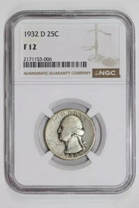 1932-D ���V���g�� �N�H�[�^�[ NGC F12