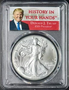 2021�N �A�����J�� �V���o�[ �C�[�O�� T2 PCGS MS69 �t�@�[�X�g�X�g���C�N �h�i���h�E�g�����v ?COINGIANTS?