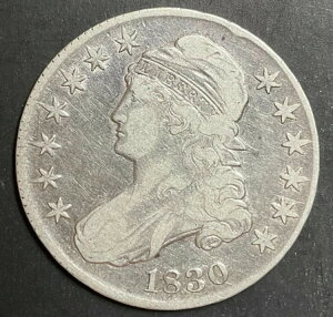 1830�N �t�����o�e�B �L���b�v�h ���� �n�[�t�h�� 50�Z���g �󏭃G�X�e�[�g�R���N�V���� b706